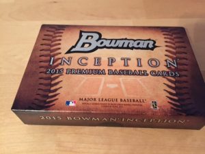 Bowman baseball card box